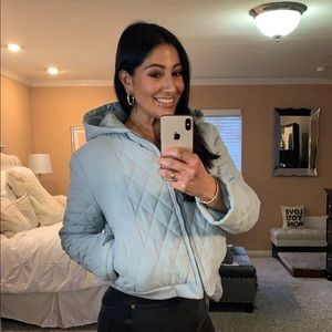 NWT. Sage The Label Shannon quilt hoody jacket. Size small and large.